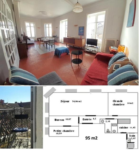 Les 7 Balcons, Comedie-Gare, Parking, Spacieux Lumineux Appt Haussmannien Montpellier Dış mekan fotoğraf